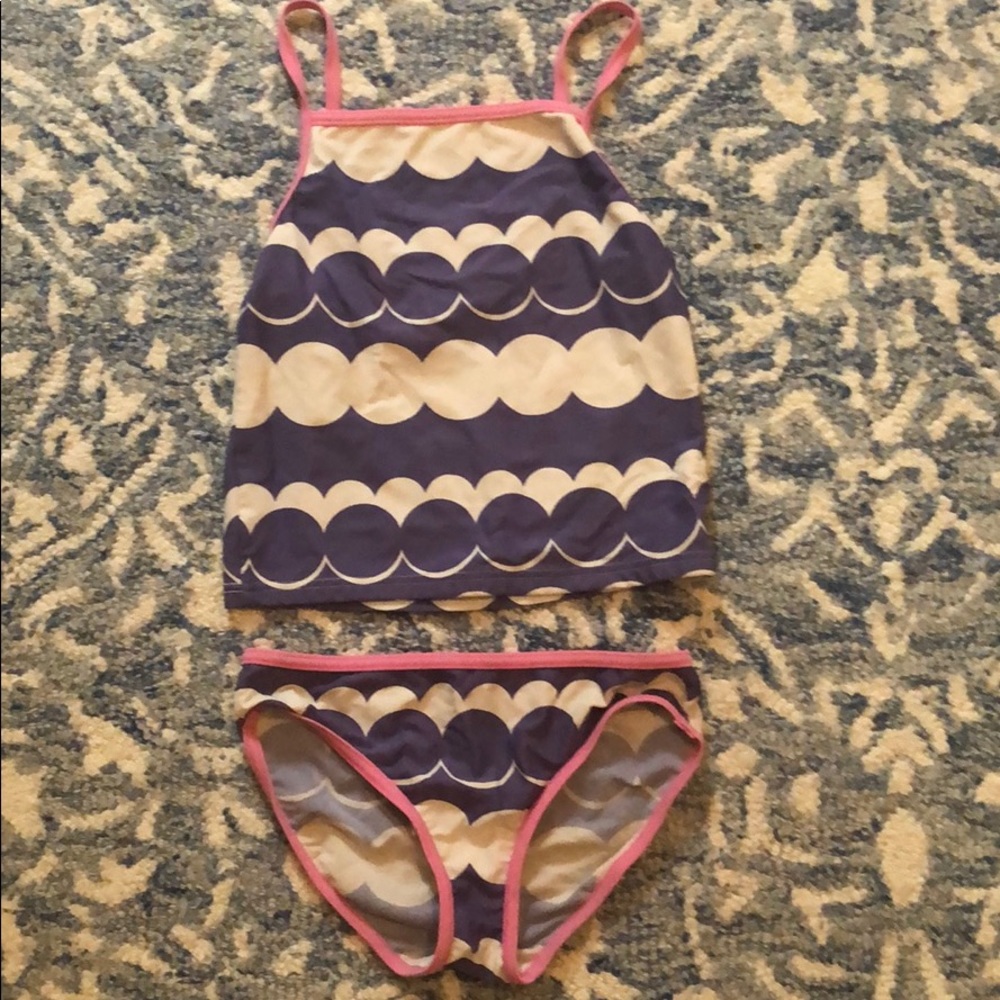 two piece bathing suit